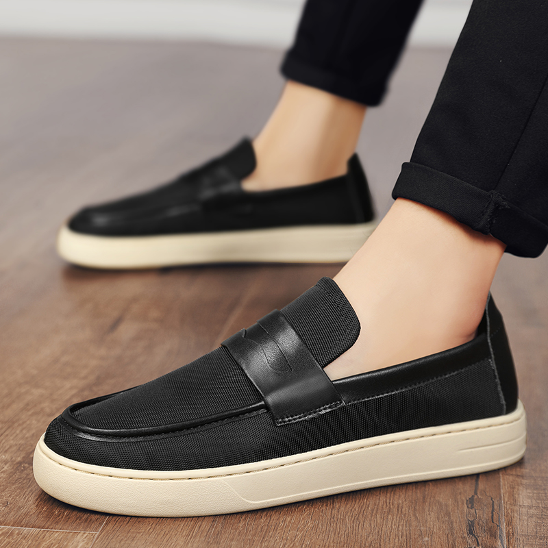 รองเท้าหนังผู้ชาย มีไซส์39-44 รองเท้าโลฟเฟอร์ชาย Slip-On Shoes มีขนาด39-44