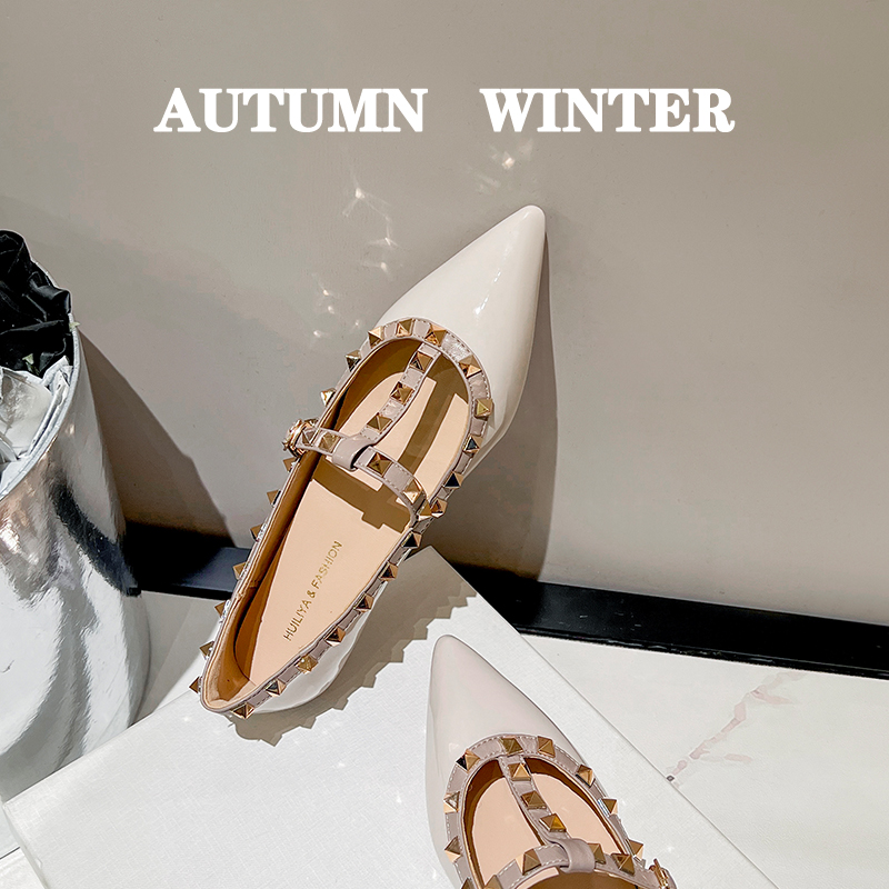 รองเท้าคัทชูผู้หญิงส้นเตี้ย ใส่สบาย มีขนาด35-43