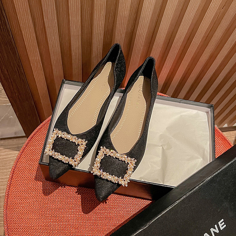 รองเท้าคัทชูผู้หญิงส้นเตี้ย ใส่สบาย มีขนาด35-43