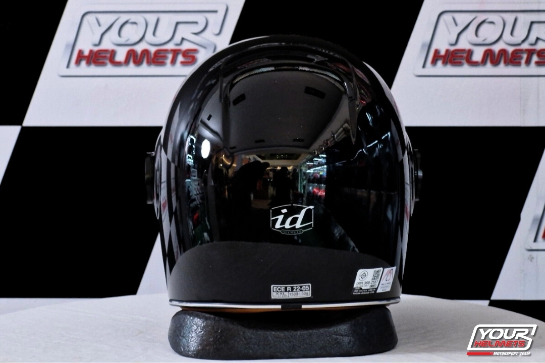 หมวกกันน็อค ID HELMETS รุ่น ROCKET BLACK PLAIN