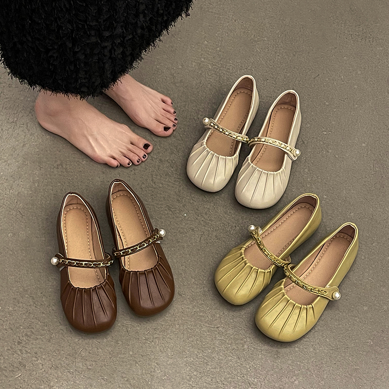 รองเท้าคัทชูผู้หญิงส้นเตี้ย ใส่สบาย มีขนาด35-40