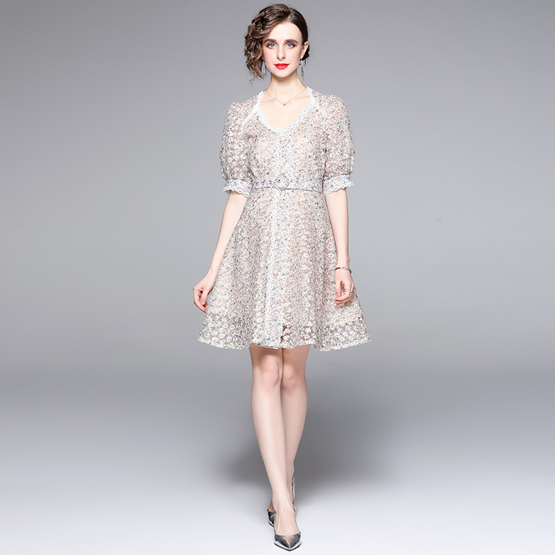 ชุดเดรสยาวสวยๆ ชุดเดรสยาวใส่สบาย ใส่ทำงาน มีขนาดS M L XL 2XL