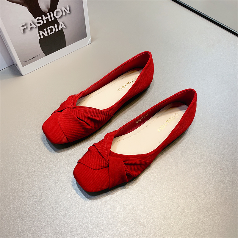 รองเท้าคัทชูผู้หญิงส้นเตี้ย ใส่สบาย มีขนาด35-40