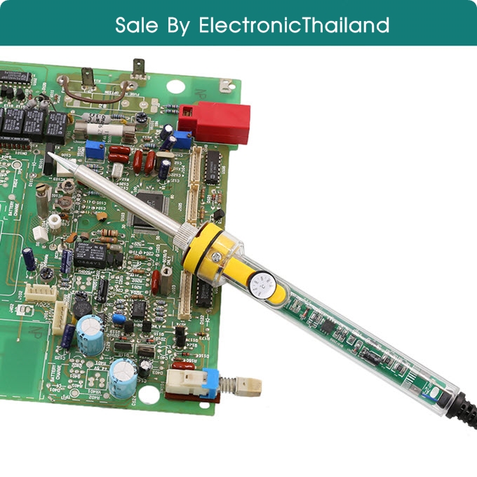 หัวแร้งบัดกรี ปรับอุณหภูมิได้ อย่างดี แบบโปร่งใส ปรับอุณหภูมิได้ 200-450 C 220V 60W