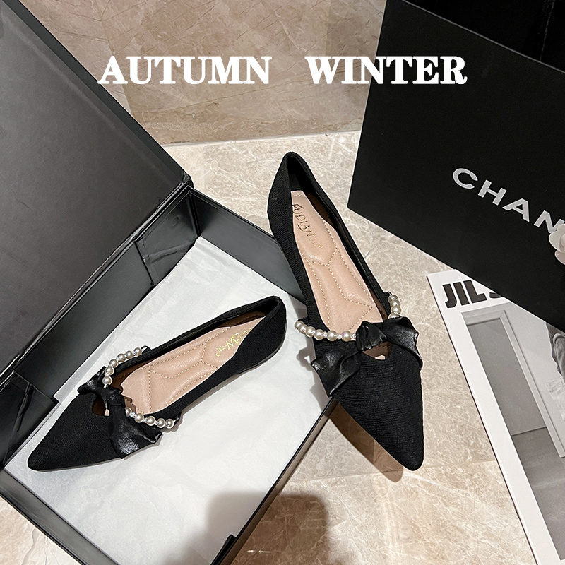 รองเท้าคัทชูผู้หญิงส้นเตี้ย ใส่สบาย มีขนาด35-43