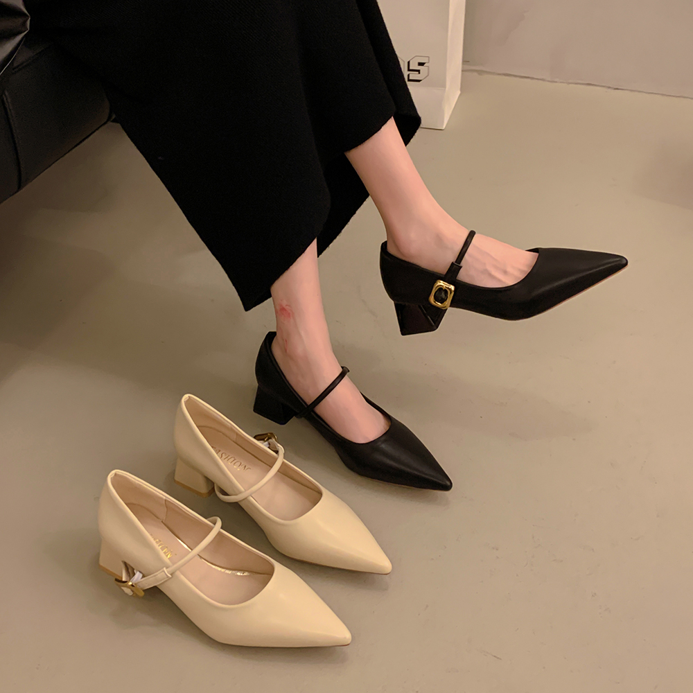 รองเท้าคัทชูผู้หญิงส้นเตี้ย ใส่สบาย มีขนาด35-40