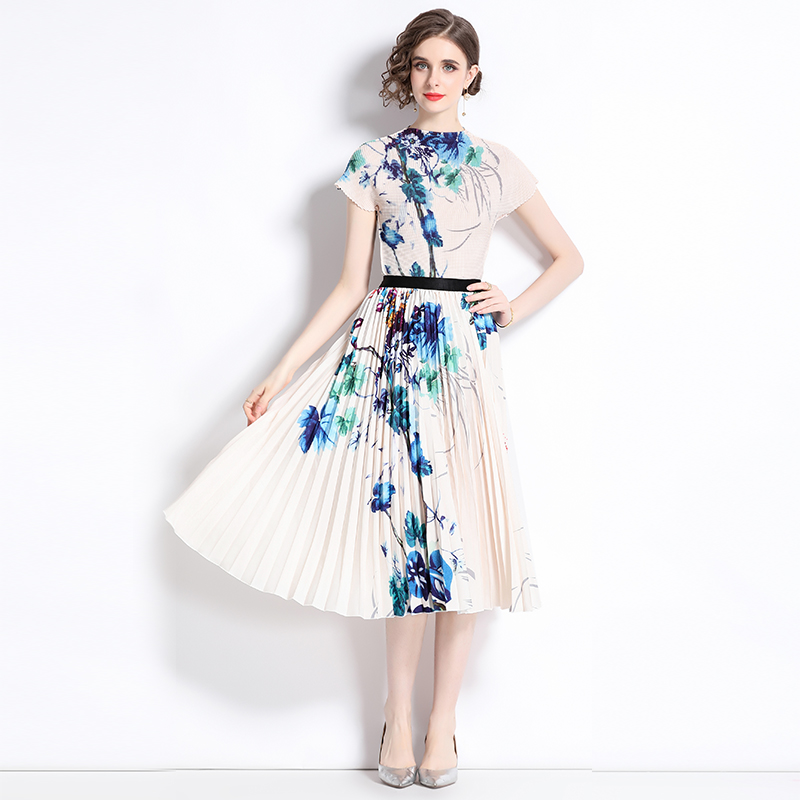 ชุดเดรสยาวสวยๆ ชุดเดรสยาวใส่สบาย ใส่ทำงาน มีขนาดS M L XL 2XL