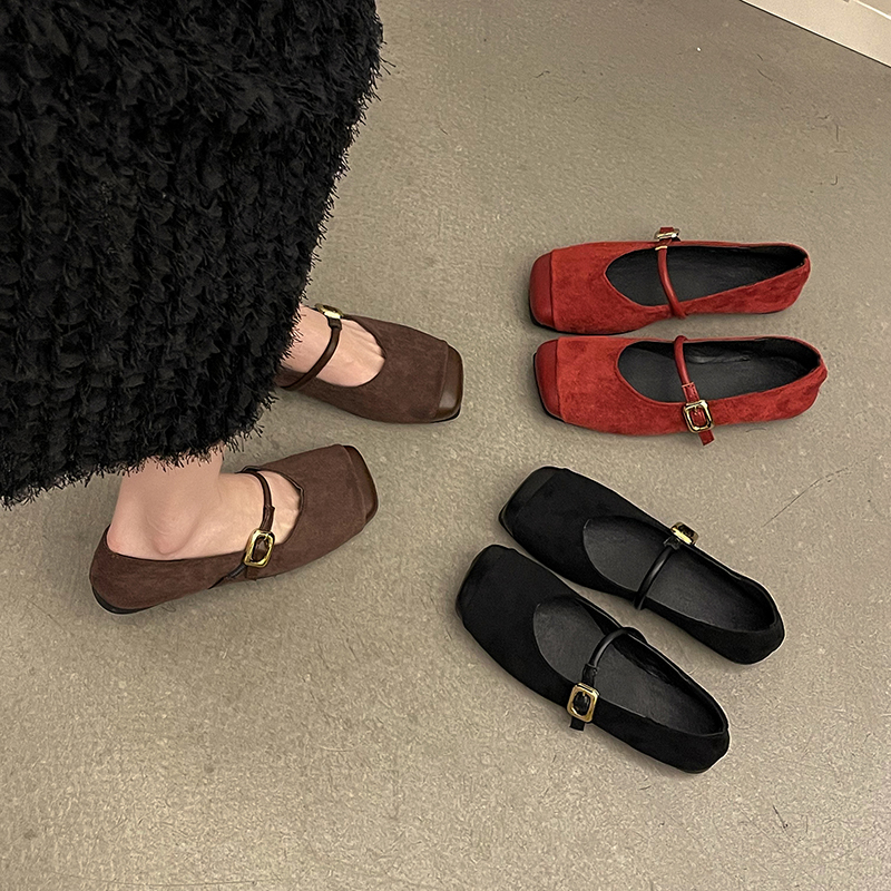 รองเท้าคัทชูผู้หญิงส้นเตี้ย ใส่สบาย มีขนาด35-40