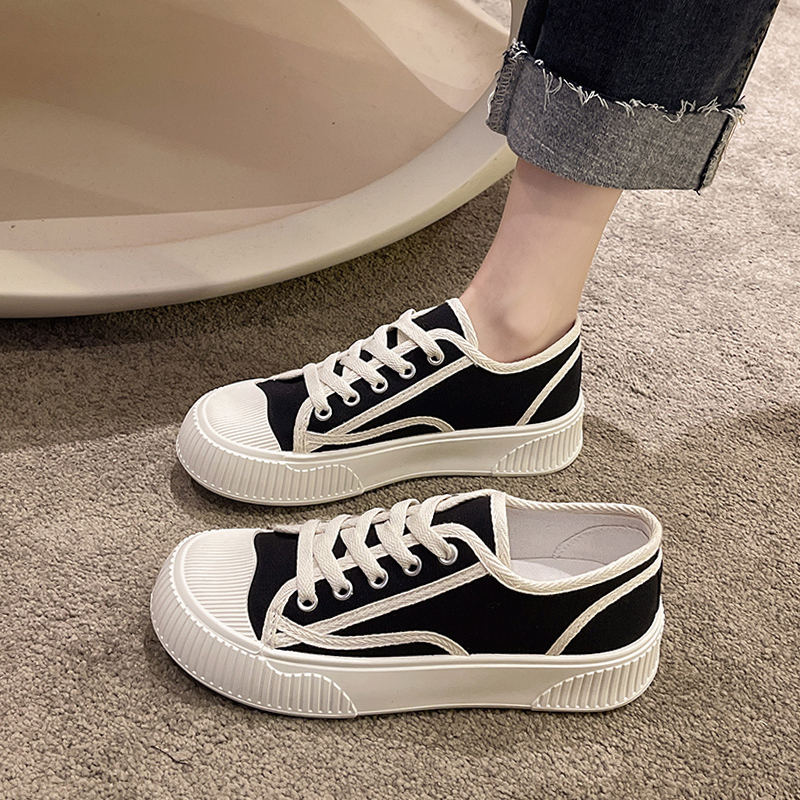 รองเท้าผ้าใบผู้หญิง ใส่สบาย รองเท้าผ้าใบใส่เที่ยวผู้หญิง มีSIZE 35 36 37 38 39 40