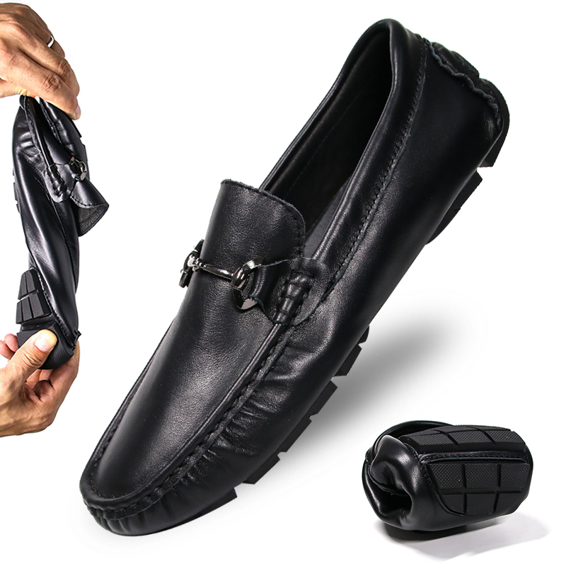 รองเท้าหนังผู้ชาย มีไซส์39-44 รองเท้าโลฟเฟอร์ชาย Slip-On Shoes มีขนาด39-44