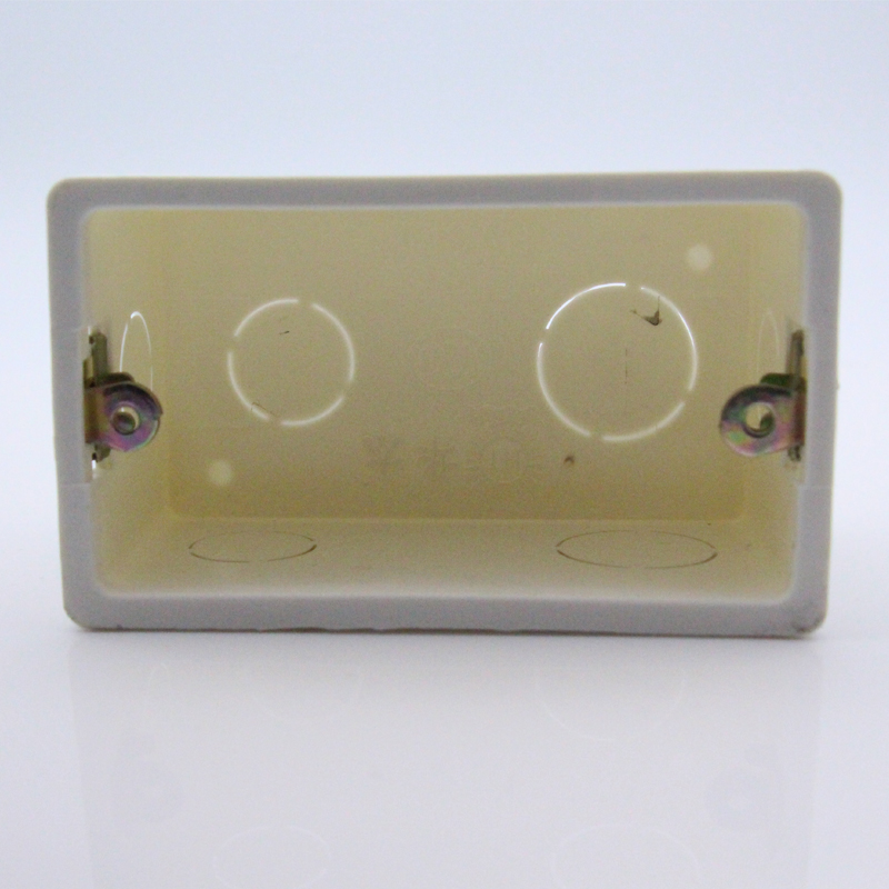 กล่องสำหรับสวิทช์ไฟขนาด 107mm*67mm US Standard Internal Mount Box for 118mm*72mm Standard Wall Light Switch