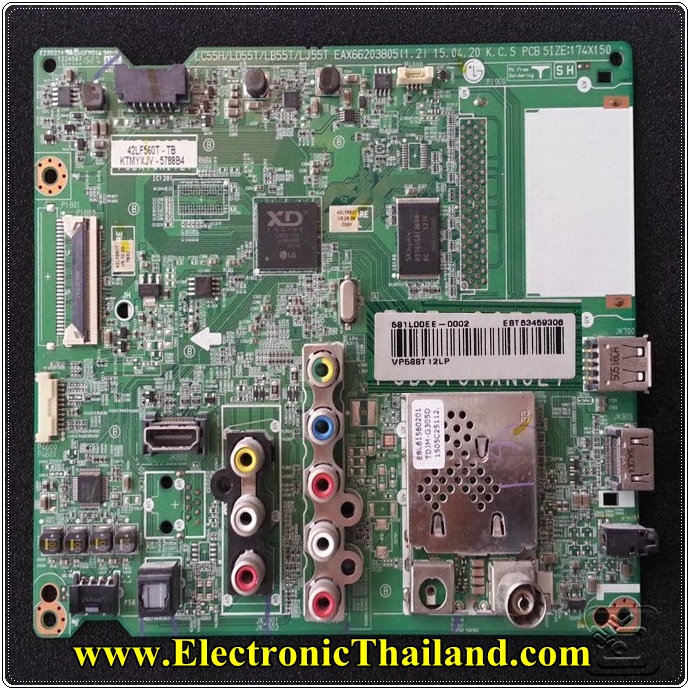MainBoard 42LF550T 42LF560T EAX66203805(1.2) EBT63459306