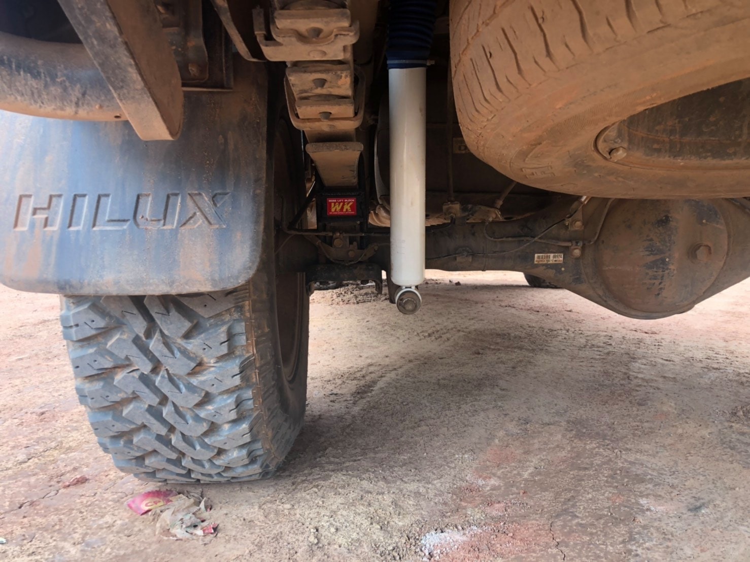 ก้อนรองเพลาหลังปรับองศา 1 นิ้วWK