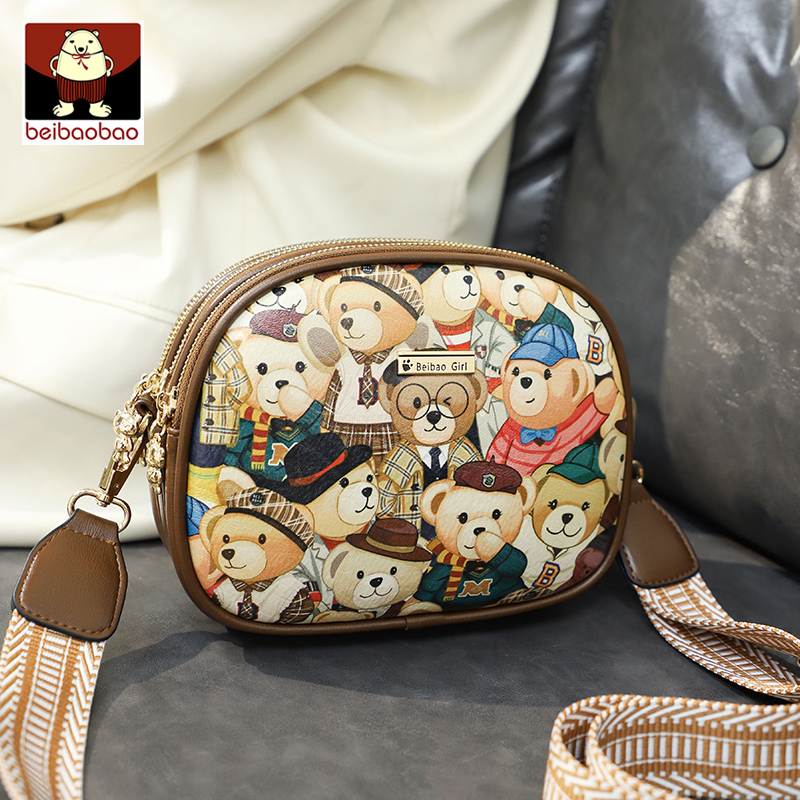 กระเป๋าผู้หญิงสวยๆ กระเป๋าสะพายข้างผู้หญิง กระเป๋าแบรนด์ BEAR BAG กระเป๋าหมีสุดคิ้ว!
