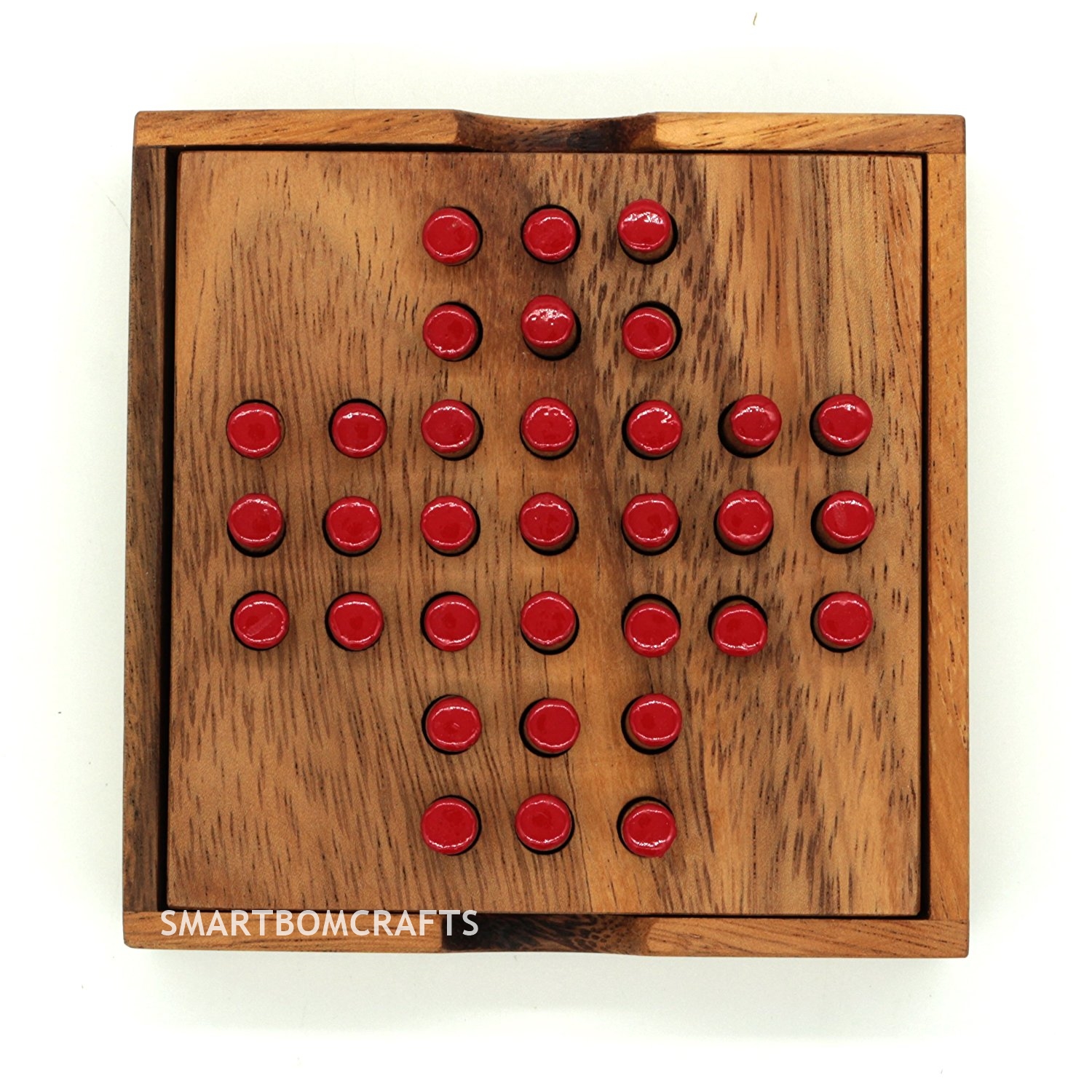 Solitaire เกมส์ไม้ฝึกสมอง ของเล่นไม้เสริมพัฒนาการ ของเล่นฝึกไอคิว