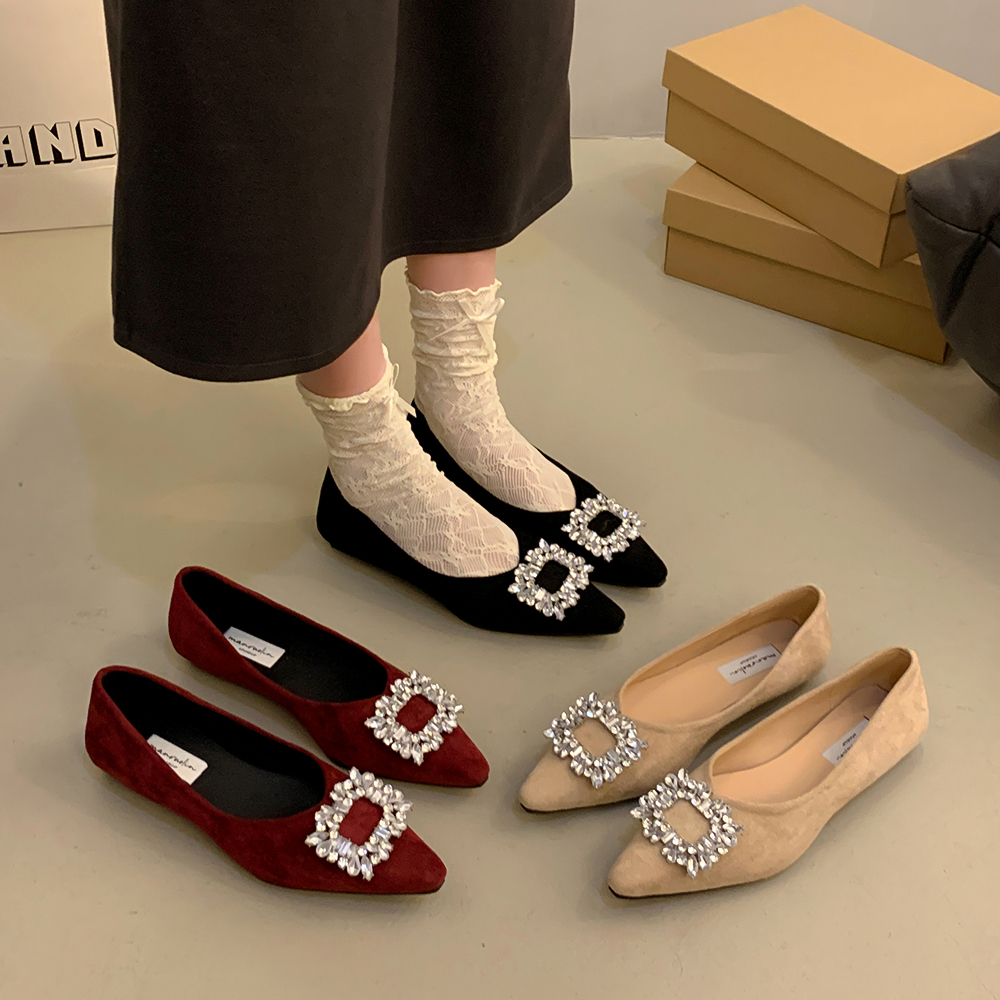 รองเท้าคัทชูผู้หญิงส้นเตี้ย ใส่สบาย มีขนาด35-40