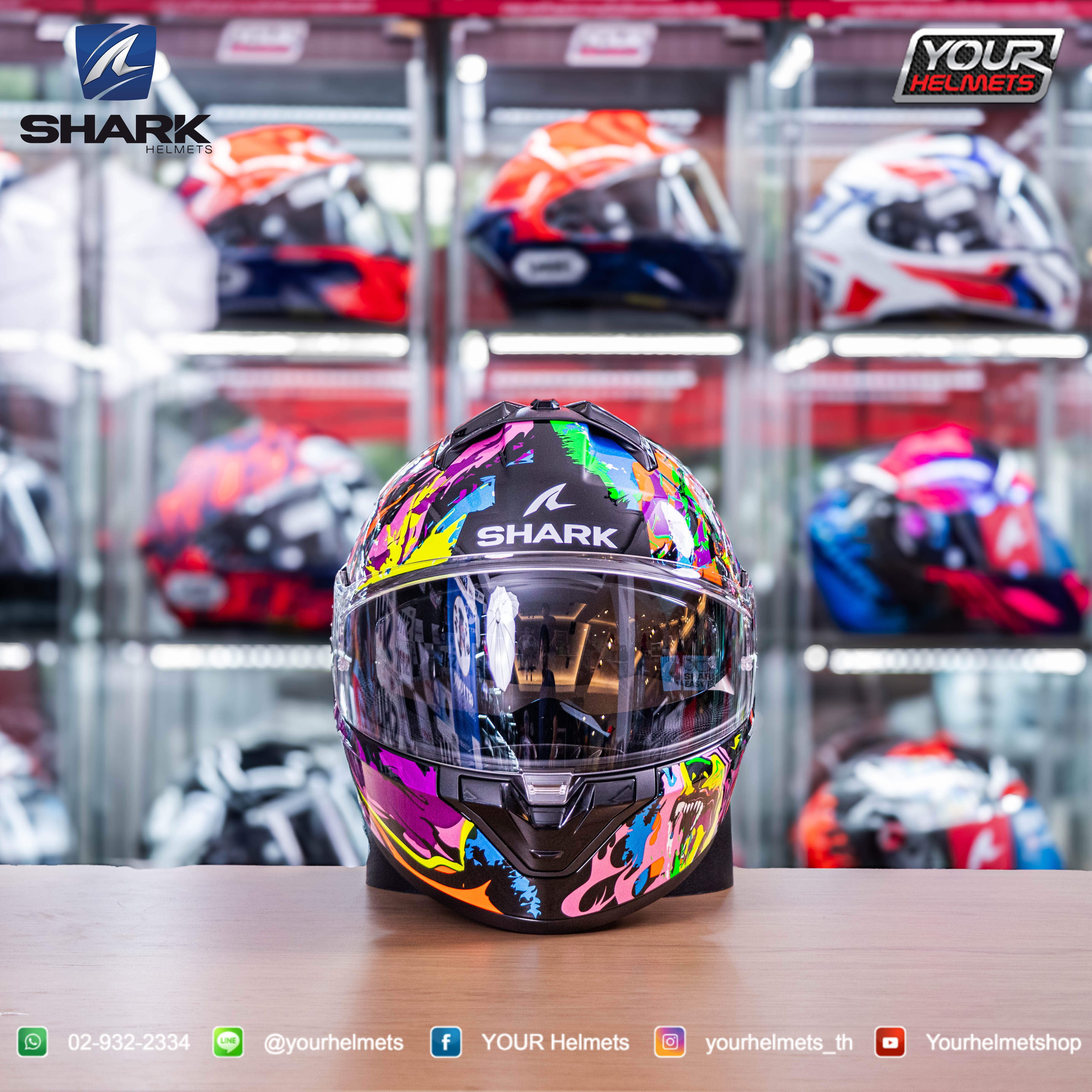 หมวกกันน็อค SHARK HELMETS รุ่น RIDILL 2