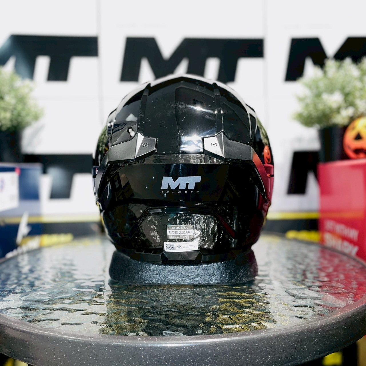 MT HELMETS - ATOM2 sv - Pure Gloss Black