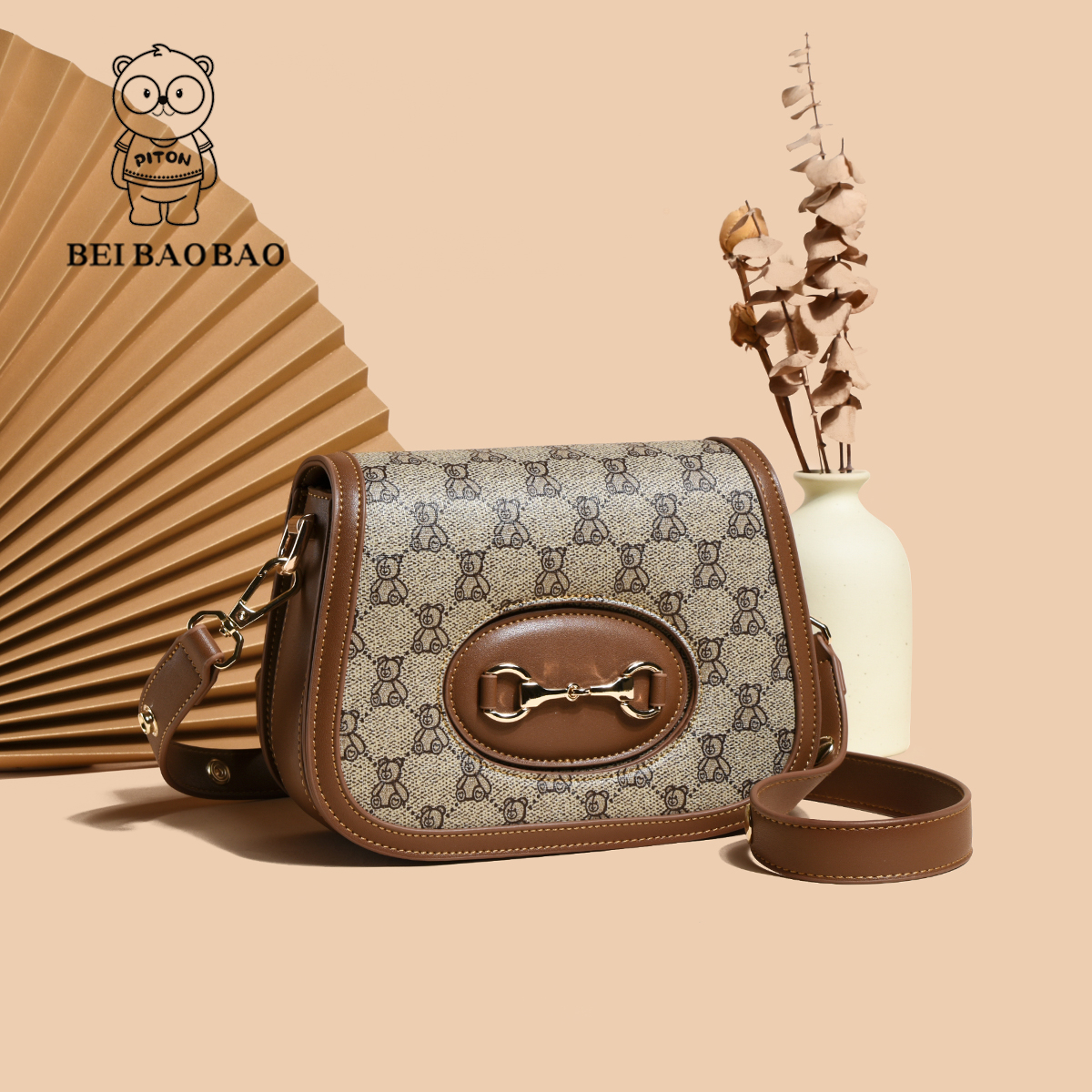 กระเป๋าผู้หญิงสวยๆ กระเป๋าสะพายข้างผู้หญิง กระเป๋าแบรนด์ BEAR BAG กระเป๋าหมีสุดคิ้ว!