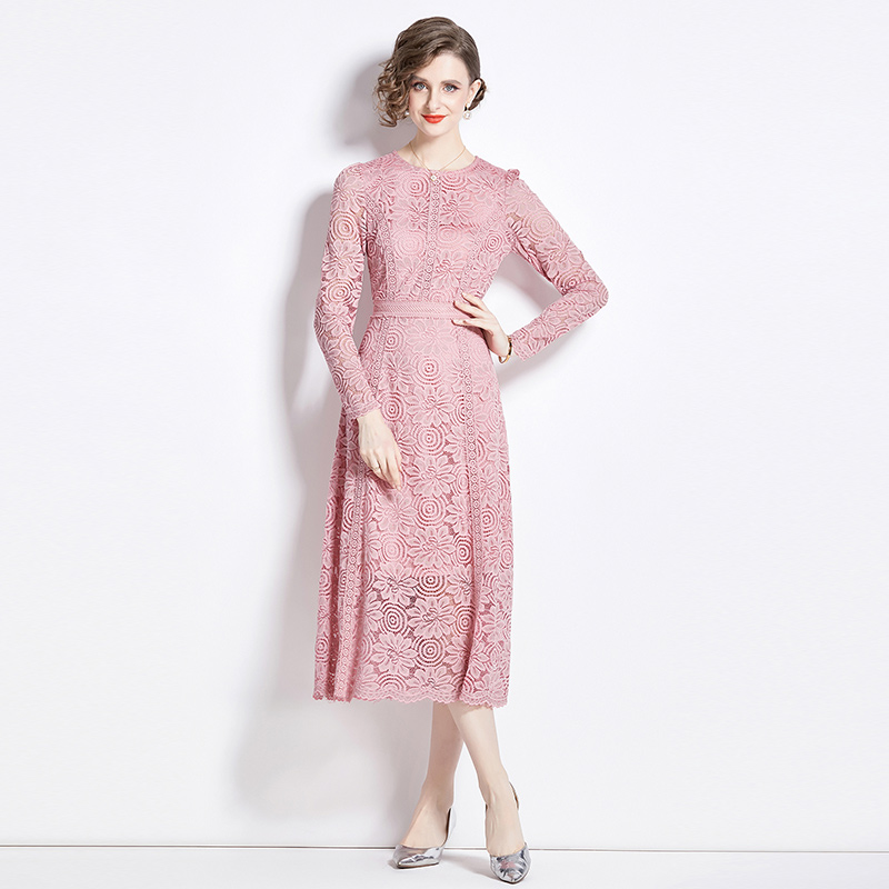 ชุดเดรสยาวสวยๆ ชุดเดรสยาวใส่สบาย ใส่ทำงาน มีขนาดS M L XL 2XL
