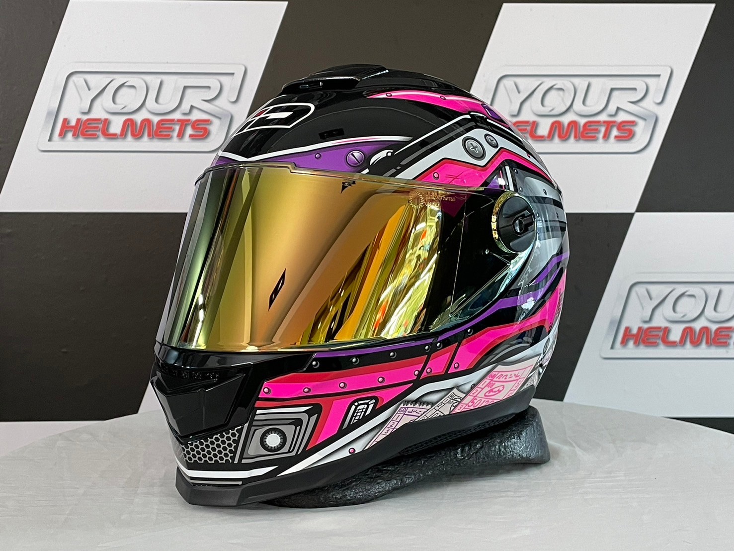 หมวกกันน็อค ID HELMETS รุ่น SPARTAN BT FAST 8 BLACK