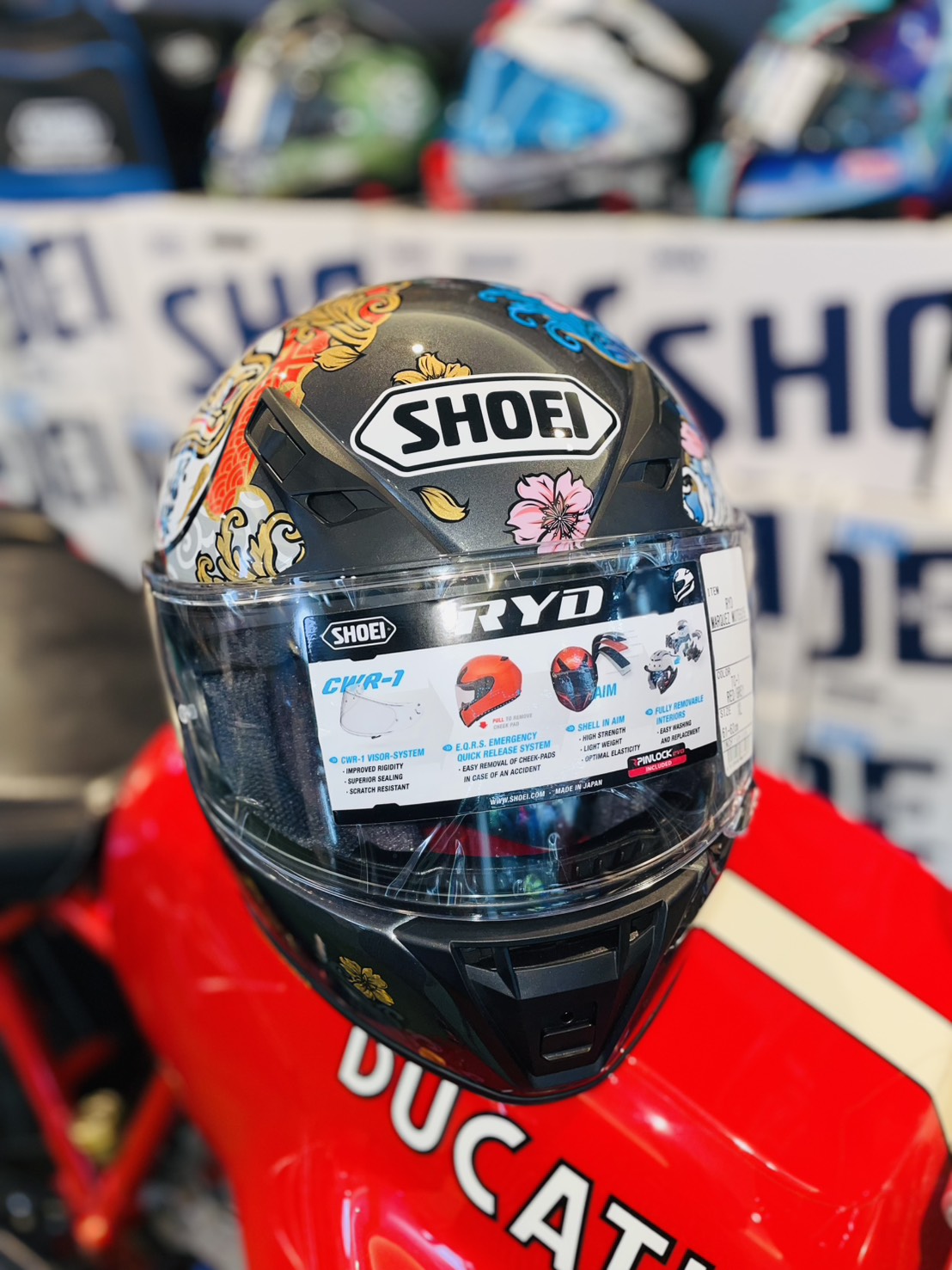 หมวกกันน็อค SHOEI รุ่น RYD - Limited Edition - Motegi5