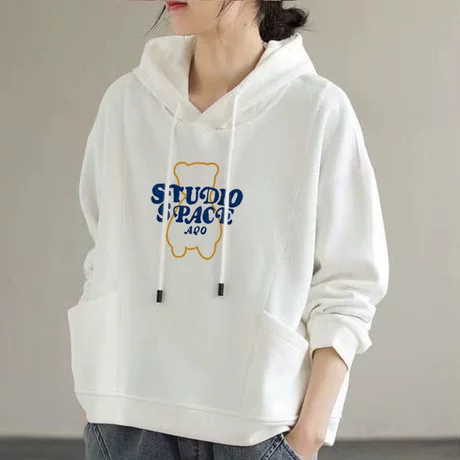 เสื้อยืดแขนยาว มีฮู้ด มีขนาด S M L XL สนใจทักแชท