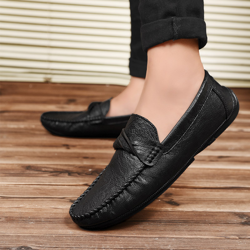 รองเท้าหนังผู้ชาย มีไซส์39-44 รองเท้าโลฟเฟอร์ชาย Slip-On Shoes มีขนาด39-44