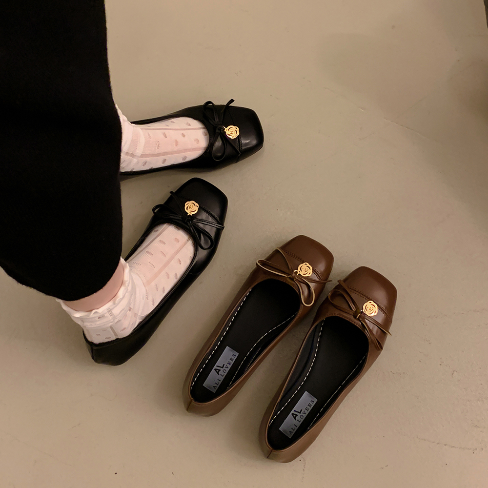 รองเท้าคัทชูผู้หญิงส้นเตี้ย ใส่สบาย มีขนาด35-40