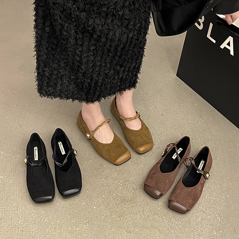 รองเท้าคัทชูผู้หญิงส้นเตี้ย ใส่สบาย มีขนาด35-40