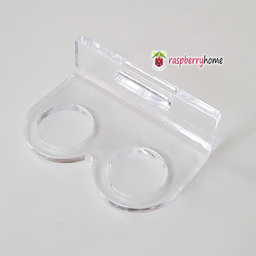 ฐานยึดโมดูลเซนเซอร์อัลตราโซนิค HC-SR04 Ultrasonic sensor bracket ทำด้วยพลาสติกใส