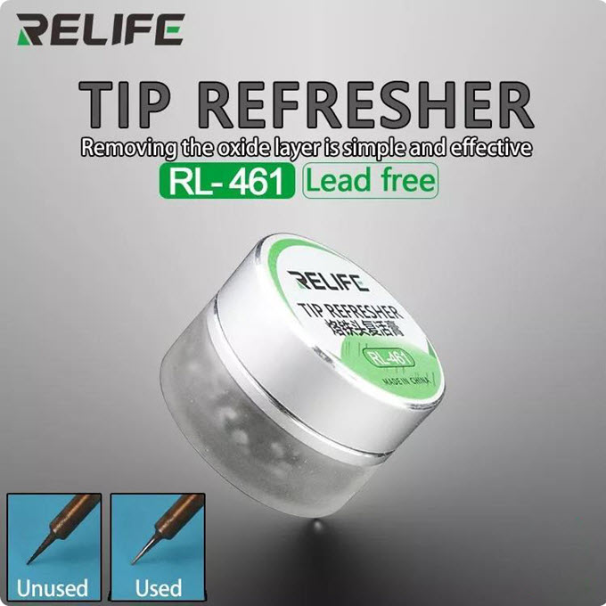 RELIFE RL-46 SOLDERING TIP REFRESHER/CLEANER ดีบุกสำหรับชุบปลายหัวแร้ง