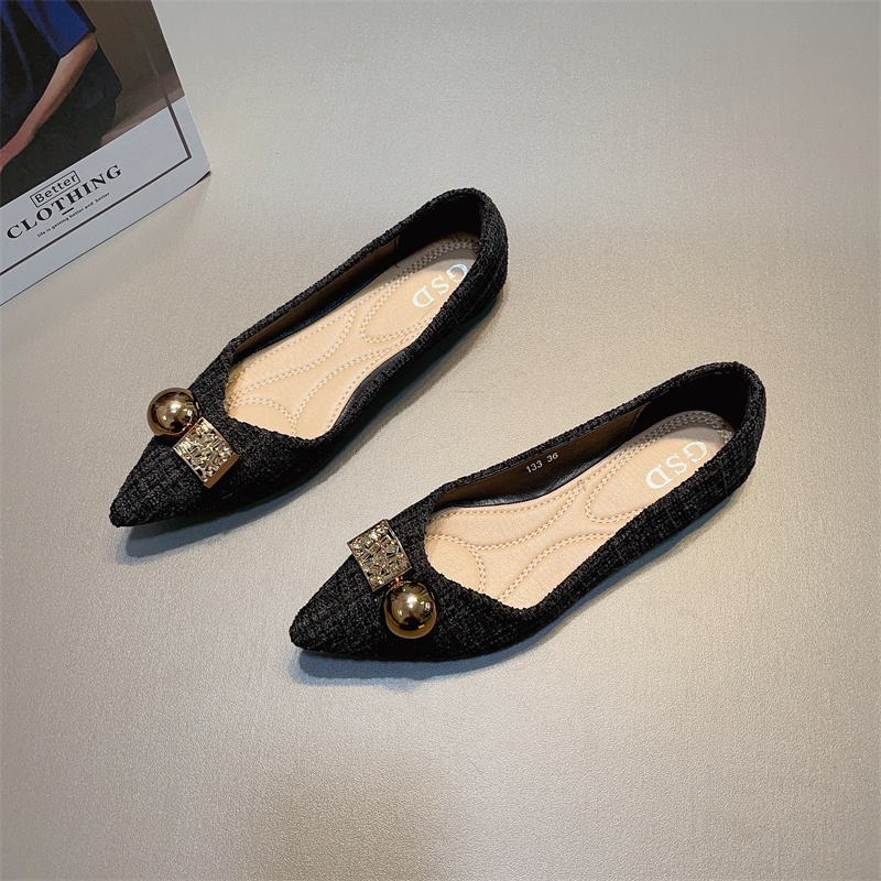 รองเท้าคัทชูผู้หญิงส้นเตี้ย ใส่สบาย มีขนาด35-40