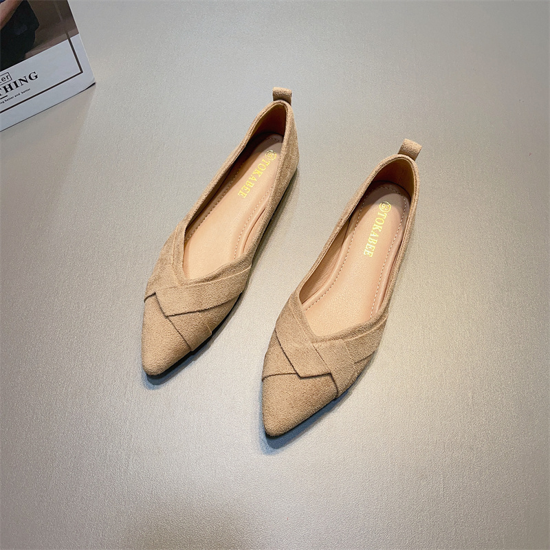 รองเท้าคัทชูผู้หญิงส้นเตี้ย ใส่สบาย มีขนาด35-40