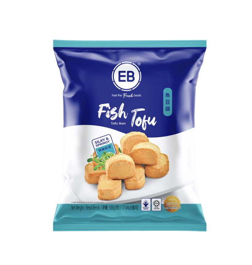 FISH TOFU EB 500G เต้าหู้ปลา เกรดส่งออก