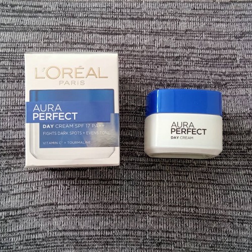 Loreal Aura Perfect SPF17 Day Cream ลอรีอัล ออร่า เพอร์เฟ็คท์ เดย์ครีม SPF17 PA++ 50มล.