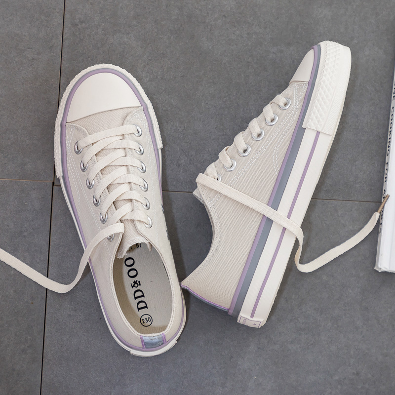 รองเท้าผ้าใบผู้หญิง ใส่สบาย รองเท้าผ้าใบใส่เที่ยวผู้หญิง มีSIZE 35 36 37 38 39 40