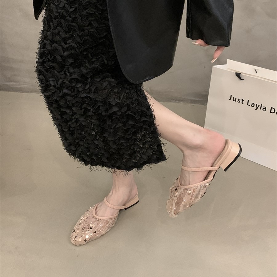 รองเท้าคัทชูผู้หญิงส้นเตี้ย ใส่สบาย มีขนาด35-43