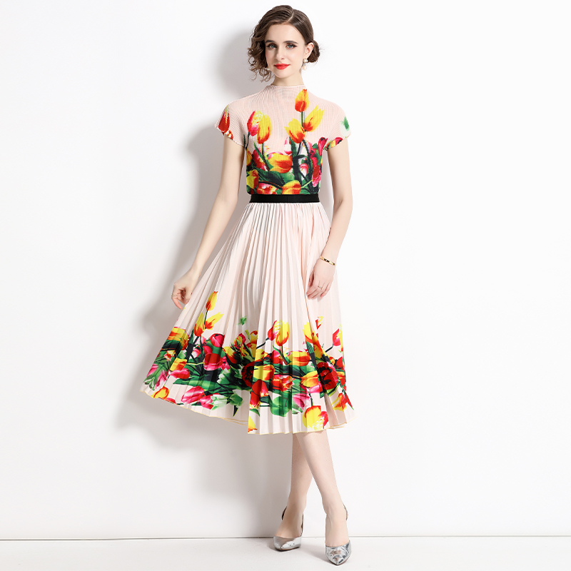 ชุดเดรสยาวสวยๆ ชุดเดรสยาวใส่สบาย ใส่ทำงาน มีขนาดS M L XL 2XL