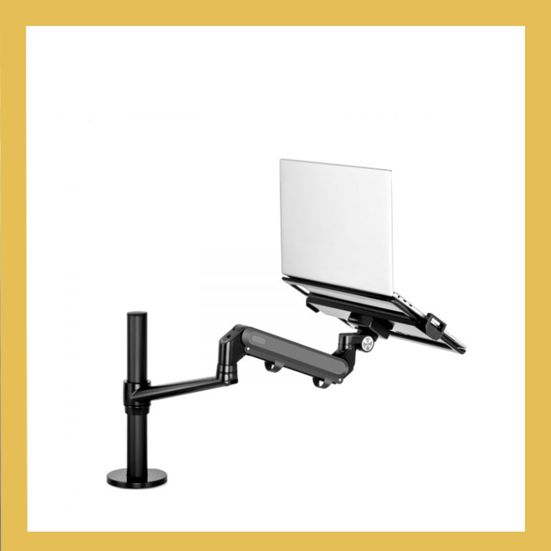 Single Monitor/Laptop Gas Spring Arm Desk Mount