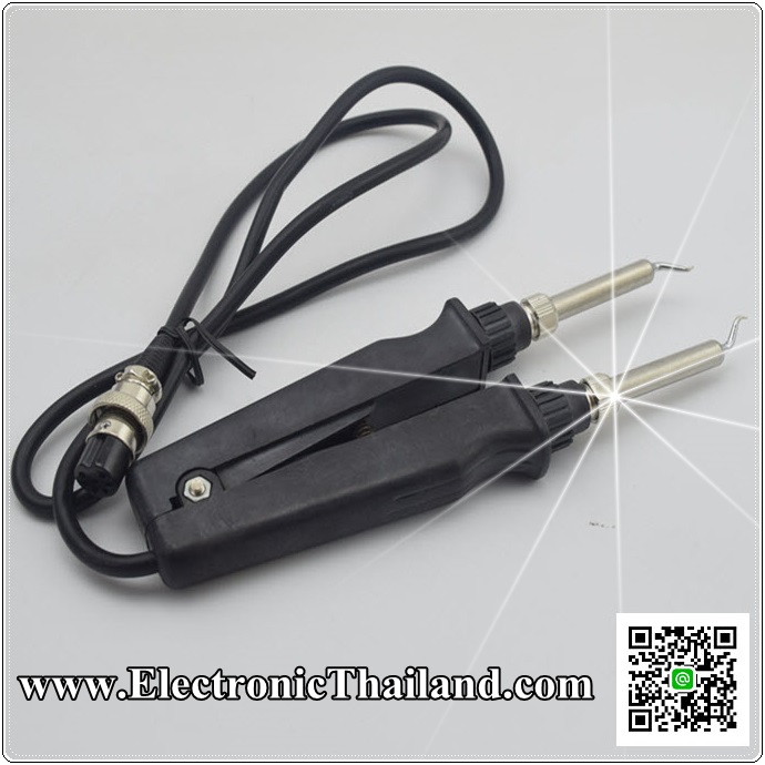 หัวแร้งมหาเทพ 1 แบบปลายคู่ สำหรับงานซ่อม-ถอด-วาง อุปกรณ์ LED SMD