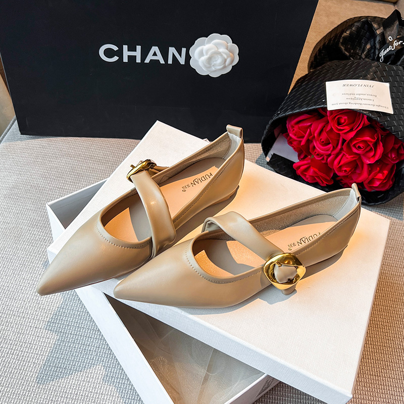 รองเท้าคัทชูผู้หญิงส้นเตี้ย ใส่สบาย มีขนาด35-43