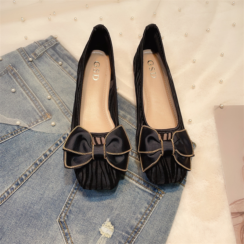 รองเท้าคัทชูผู้หญิงส้นเตี้ย ใส่สบาย มีขนาด35-40
