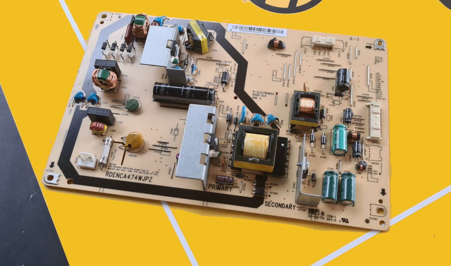 POWER SUPPLY SHARP LC-40LE265X-WH : LC-40LE265M : LC-40LE275X : RDENCA474WJPZ