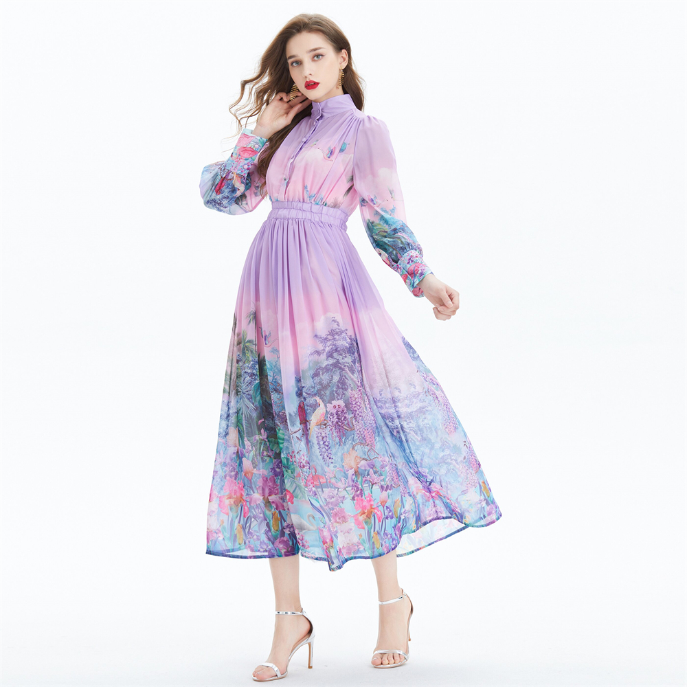 ชุดเดรสยาวสวยๆ ชุดเดรสยาวใส่สบาย ใส่ทำงาน มีขนาดS M L XL 2XL