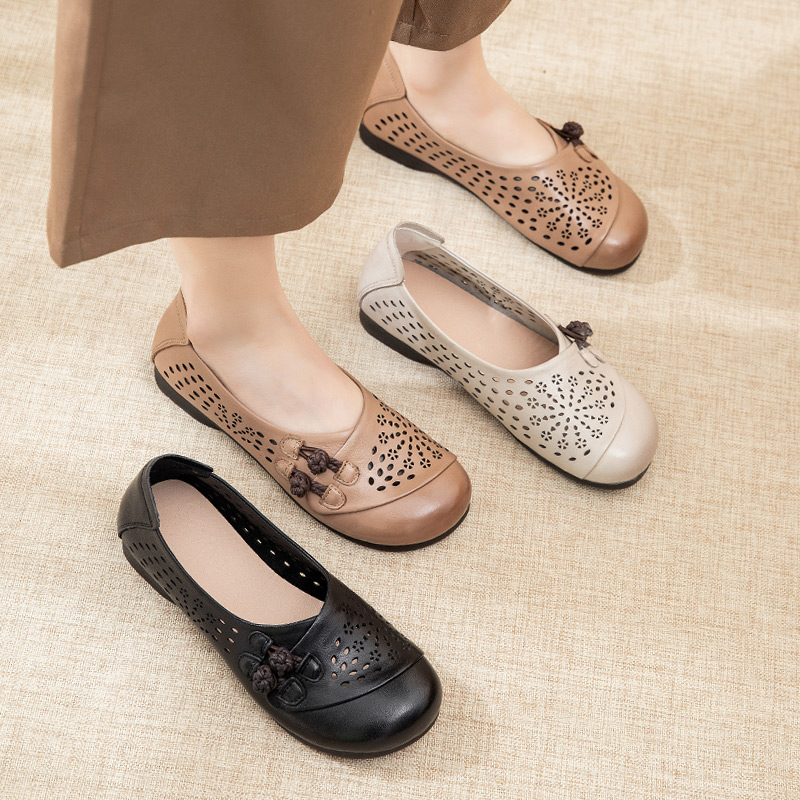 รองเท้าเท้าหนังวินเทจ 35 36 37 38 39 40