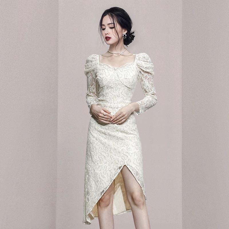 ชุดเดรสยาวสวยๆ สไตล์เกาหลี มีขนาด S M L XL สนใจทักแชท