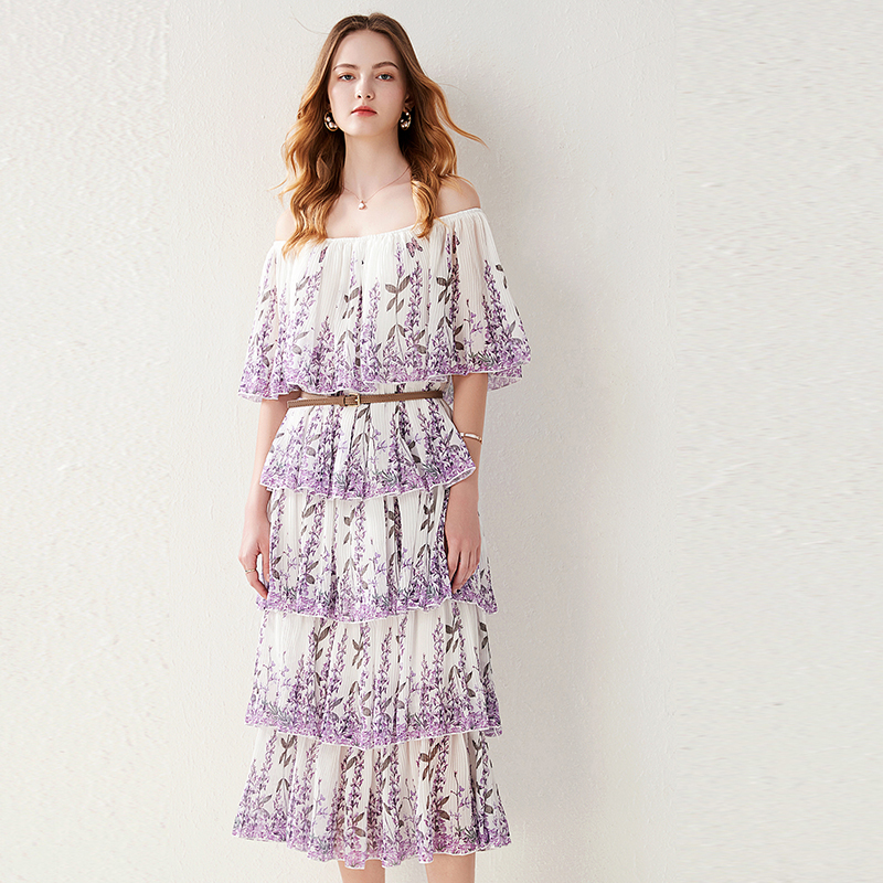 ชุดเดรสยาวสวยๆ ชุดเดรสยาวใส่สบาย ใส่ทำงาน มีขนาดS M L XL 2XL