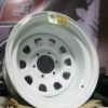 ล้อกระทะออฟโรด 16x10 et-40 ขาว 6รู139.7 ลายระฆังคว่ำ