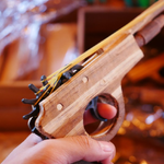 ปืนหนังยาง ของเล่นวันวาน ของเล่นไม้ไทย ของเล่นฝึกประสบการณ์